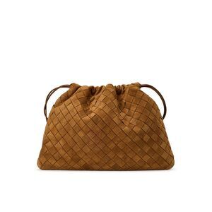 Bottega Veneta Women Medium Suede Clutch